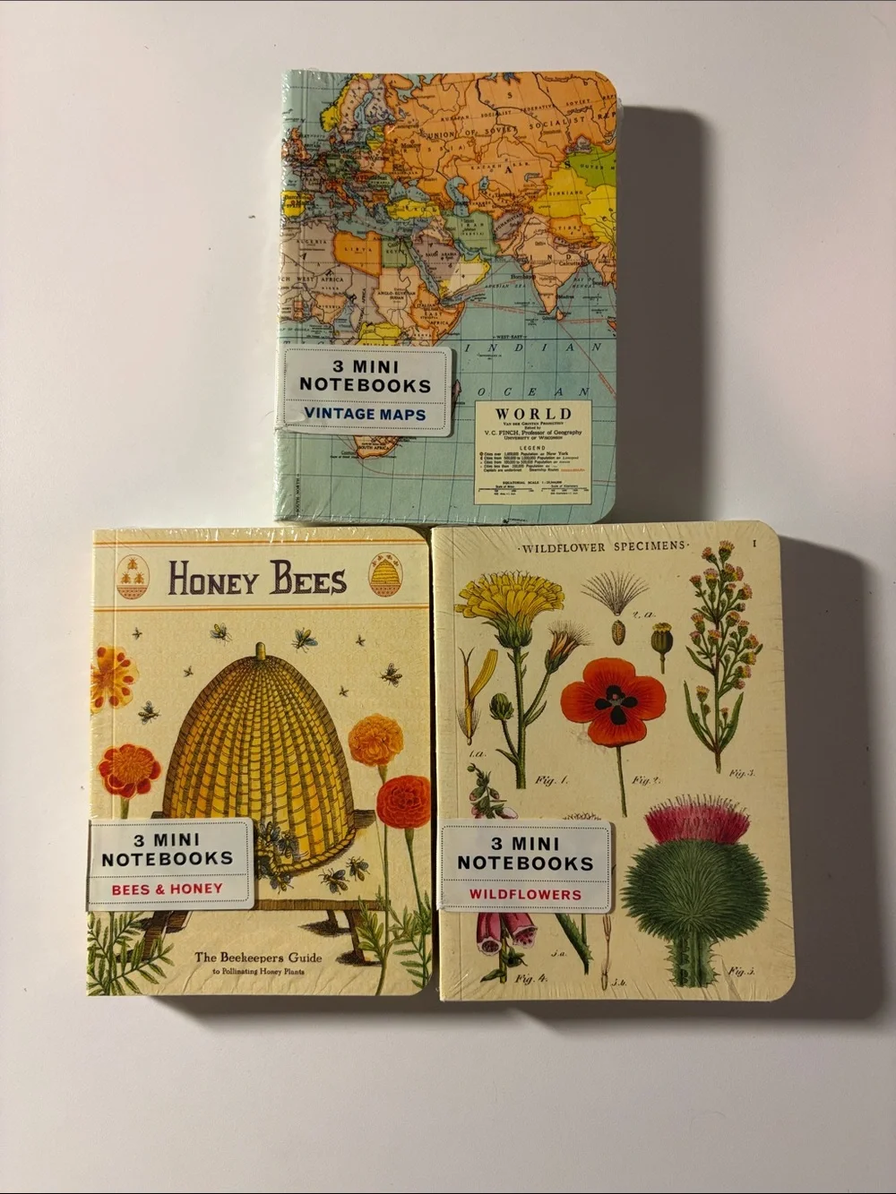 Set Of Cavallini & Co, Fabriano Ecqua Notebooks NWT